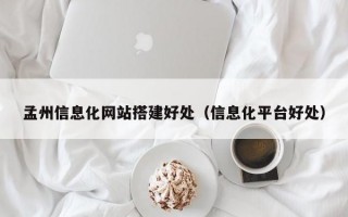 孟州信息化网站搭建好处（信息化平台好处）