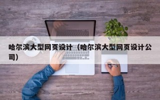 哈尔滨大型网页设计（哈尔滨大型网页设计公司）