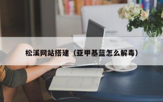 松溪网站搭建（亚甲基蓝怎么解毒）